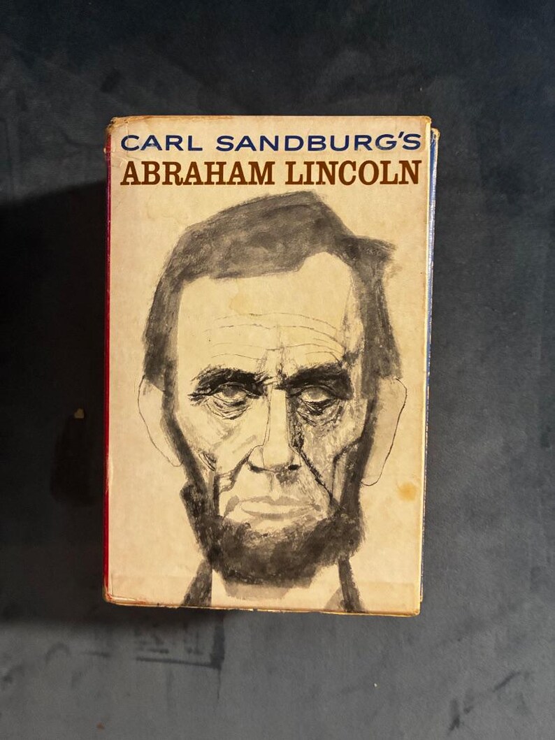 Abraham Lincoln: The Prairie Years and The War Years by Carl Sandburg 1960 Dell Publishing image 10