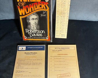 Robertson Davies World of Wonders First Edition Hardcover (1976) Near Fine