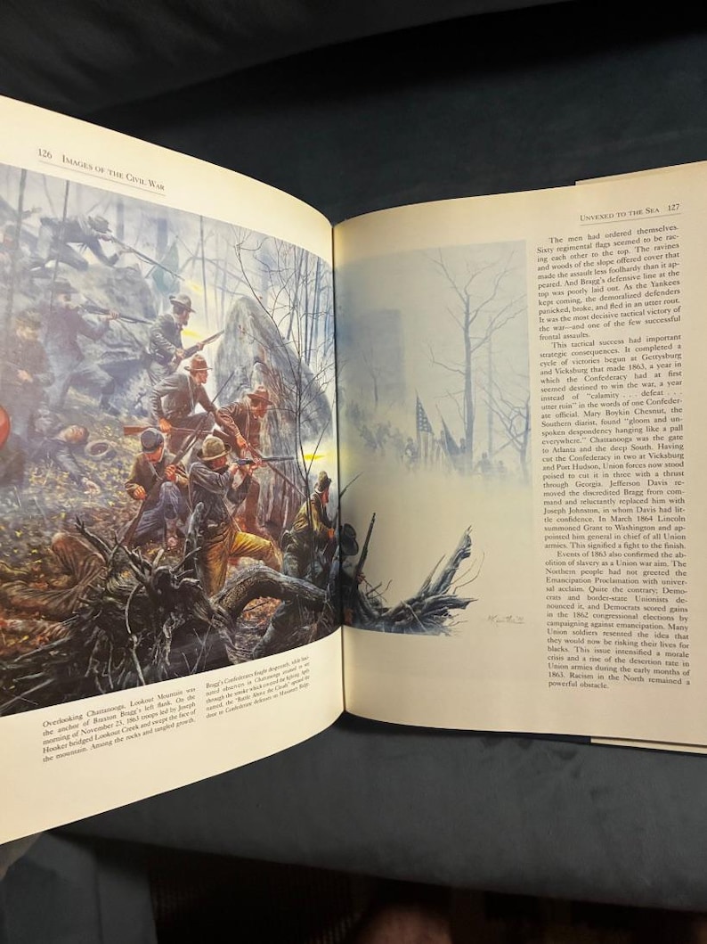 Bilder aus dem Amerikanischen Bürgerkrieg, Mort Künstler und James M. McPherson, 1992, Erste Auflage, Erstdruck, Sehr guter bis neuwertiger Zustand, Hardcover Bild 8