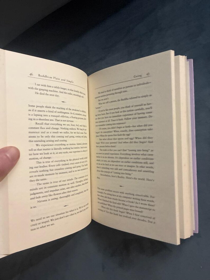 Le bouddhisme simple et clair par Steve Hagen, première édition, troisième tirage, état quasi neuf image 6