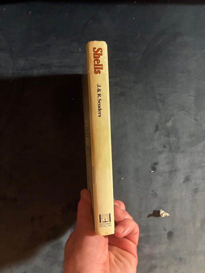 Shells: a collector's color guide by J. & R. Senders 1984 First Edition First Printing Very Good/Good Hardcover image 6
