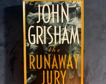 El jurado fugitivo de John Grisham, 1996, primera edición, primera impresión, casi perfecto/muy bueno.