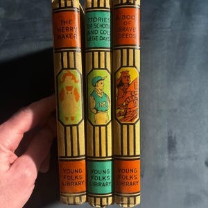 Young Folks Library 1047 Set of 3 Vintage Children's Lit Books image 2