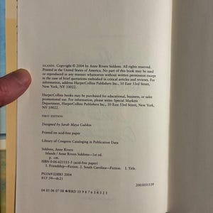 Islands by Anne Rivers Siddons Signed First Edition First Printing Very Good/Very Good Hardcover Signed image 4
