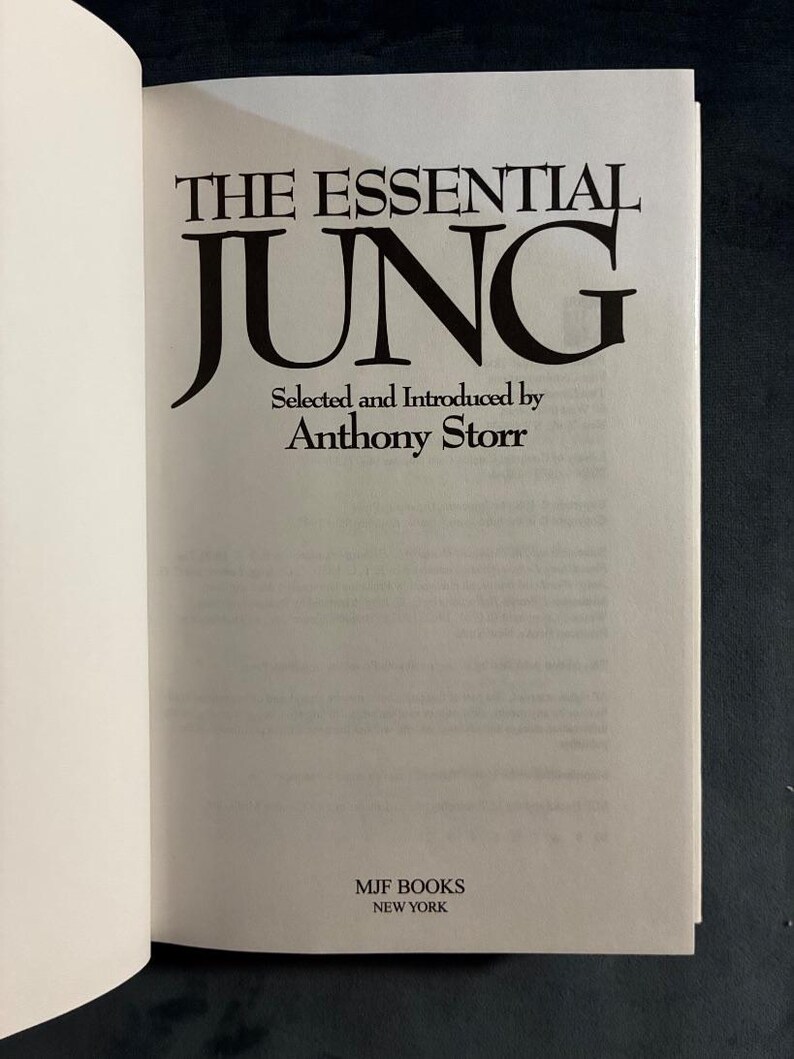 The Essential Jung by C. G. Jung; selected by Anthony Storr MJF Books edition Edition First Printing Fine/Near Fine Hardcover image 6