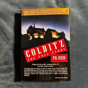Colditz: Hela historien av P. R. Reid 1984 Första upplagan Första tryckningen Nära fin/Nära fin