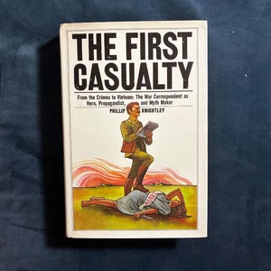La primera víctima de Phillip Knightley, 1975, primera edición, segunda impresión, casi perfecto/muy bueno. imagen 1