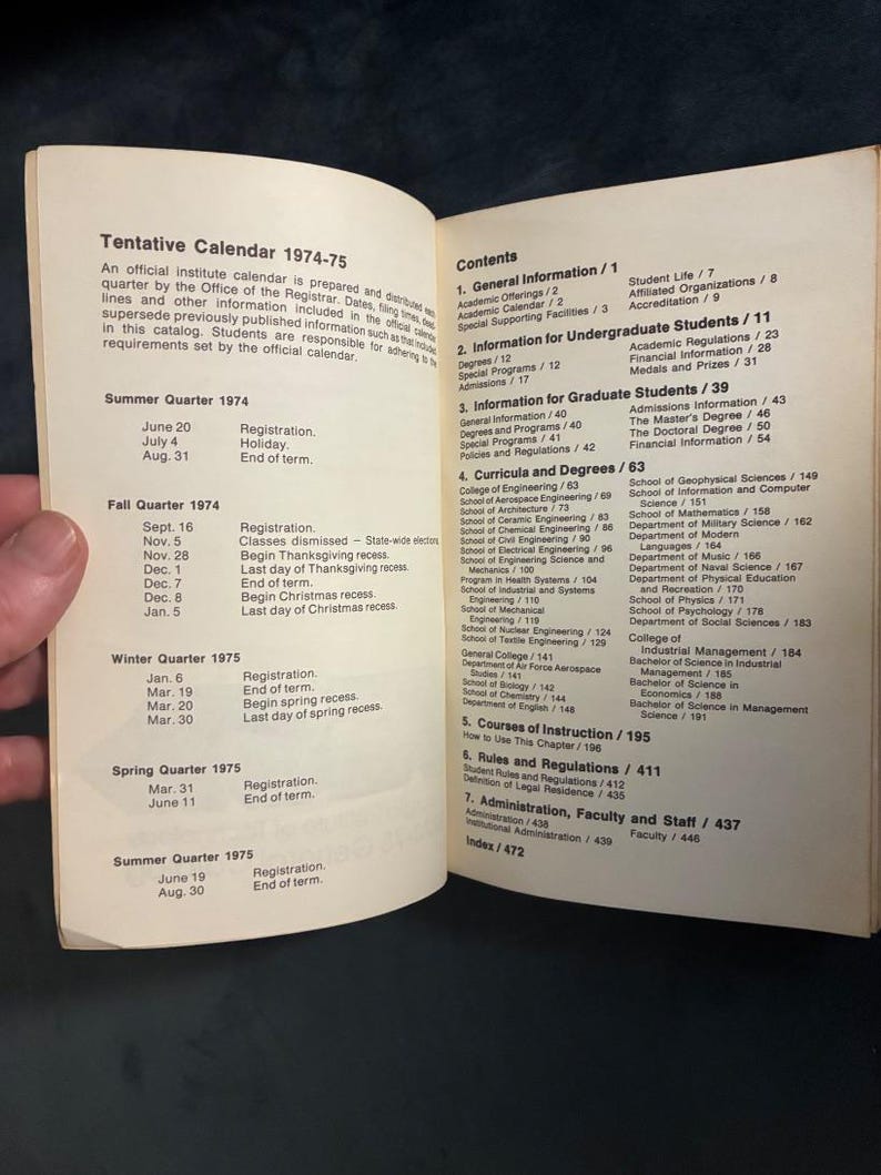 Georgia Institute of Technology 1974-75 General Catalog image 3