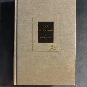 The Decameron by Giovanni Boccaccio 1955 The Modern Library Edition Very Good Hardcover image 1