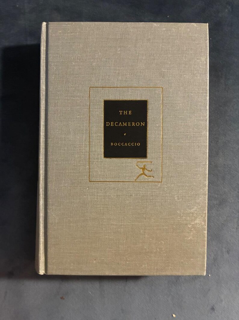 The Decameron by Giovanni Boccaccio 1955 The Modern Library Edition Very Good Hardcover image 1