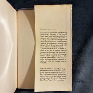 Paper Lion van George Plimpton, 1966, eerste editie, eerste druk, zeer goede/zeer goede staat, hardcover. afbeelding 6