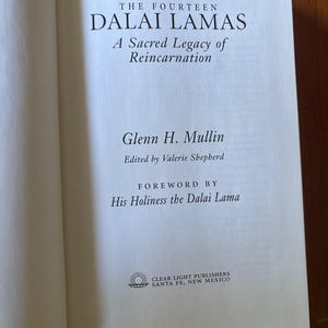 The Fourteen Dalai Lamas by Glenn H. Mullin, First Edition, Hardcover image 5