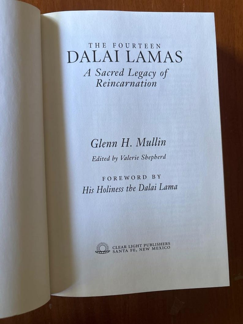 The Fourteen Dalai Lamas by Glenn H. Mullin, First Edition, Hardcover image 5