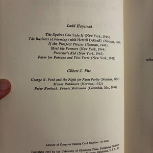 Les régions agricoles des États-Unis par Ladd Haystead et Gilbert C. Fite, 1955, première édition, premier tirage, très bon état/bon état image 3
