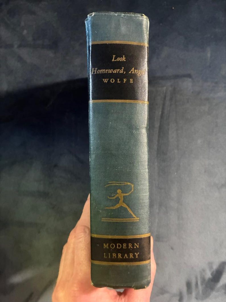 Look Homeward, Angel by Thomas Wolfe The Modern Library Edition Very Good Hardcover image 1