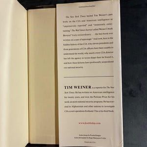 Legacy of Ashes: The History of the CIA door Tim Weiner, 2007, eerste editie, eerste druk, goede/bijna perfecte staat. afbeelding 6