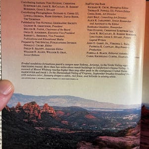 Het verkennen van de valleien van Amerika: van de Shenandoah tot de Rio Grande, door de National Geographic Society, 1984, eerste editie. In bijna perfecte/zeer goede staat. afbeelding 3