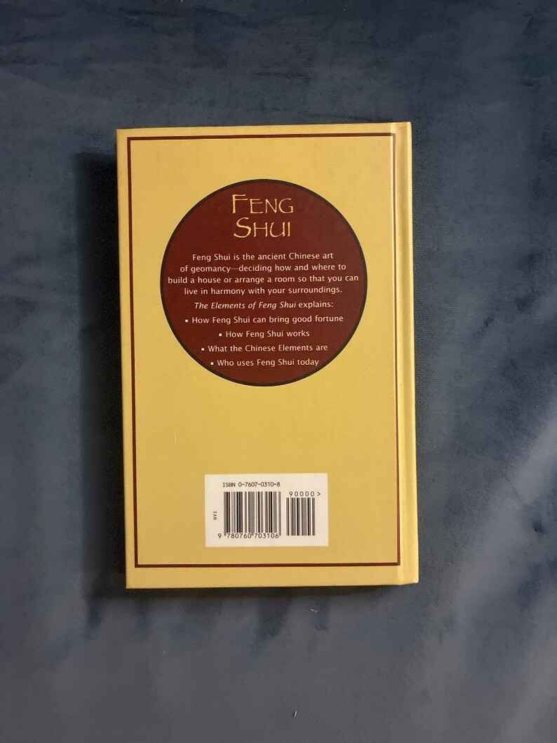 Los elementos del Feng Shui por Kwok y O'Brien, edición posterior en tapa dura (en muy buen estado) imagen 3