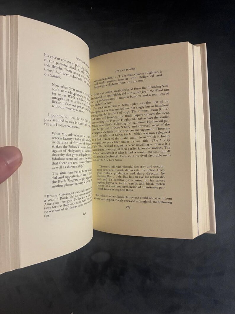 Front and Center by John Houseman 1979 First Edition First Printing Fine/Near Fine Hardcover image 5