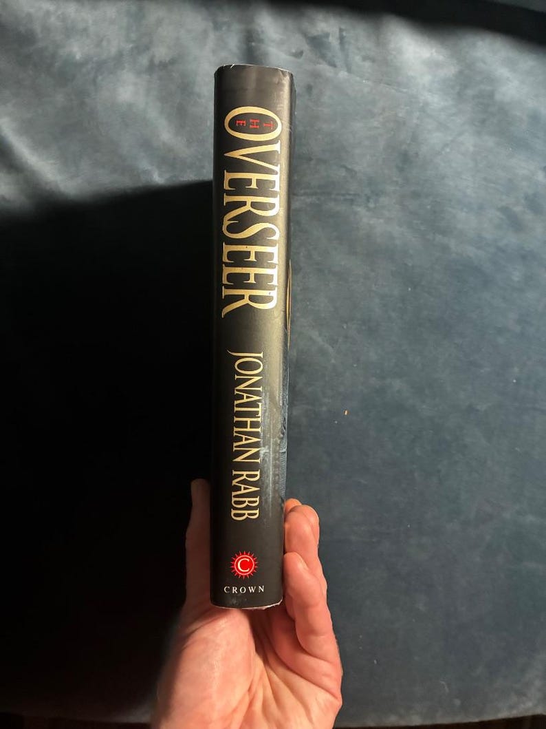 The Overseer by Jonathan Rabb 1998 First Edition First Printing Near Fine/Near Fine image 7
