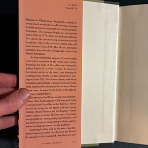 The Queen's Lover by Francine du Plessix Gray 2012 First Edition First Printing Fine/Near Fine image 2