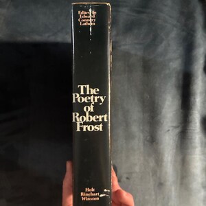 Poésie de Robert Frost, 1969, Première édition, Premier tirage, État proche du neuf/Très bon image 8