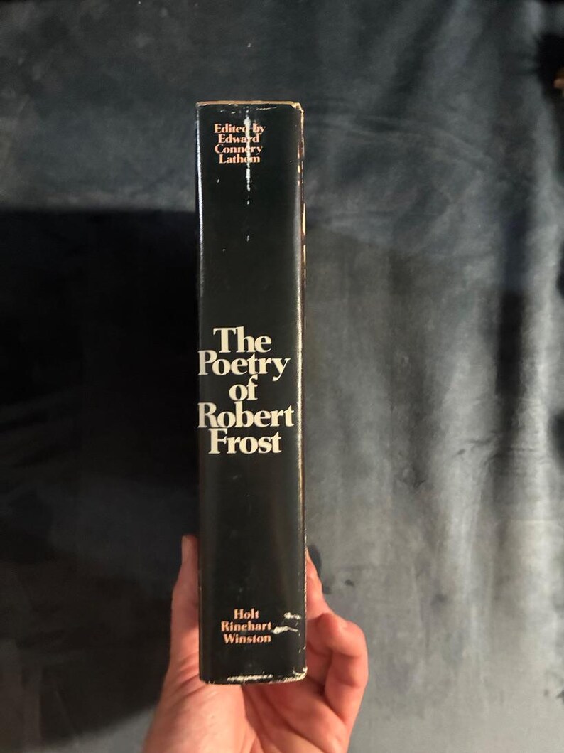 Poésie de Robert Frost, 1969, Première édition, Premier tirage, État proche du neuf/Très bon image 8