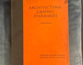 Architectural Graphic Standards by Ramsey & Sleeper 3rd Edition Very Good