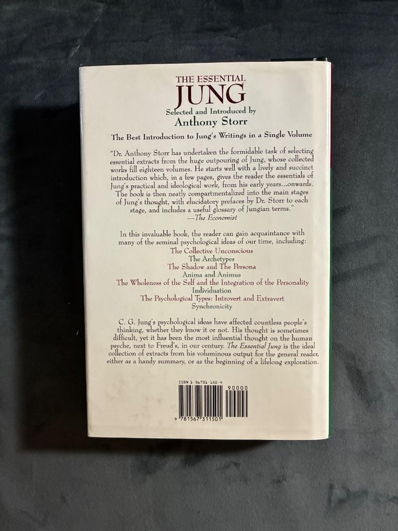 The Essential Jung by C. G. Jung; selected by Anthony Storr MJF Books edition Edition First Printing Fine/Near Fine Hardcover image 3