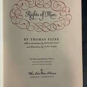 Rights of Man by Thomas Paine image 4