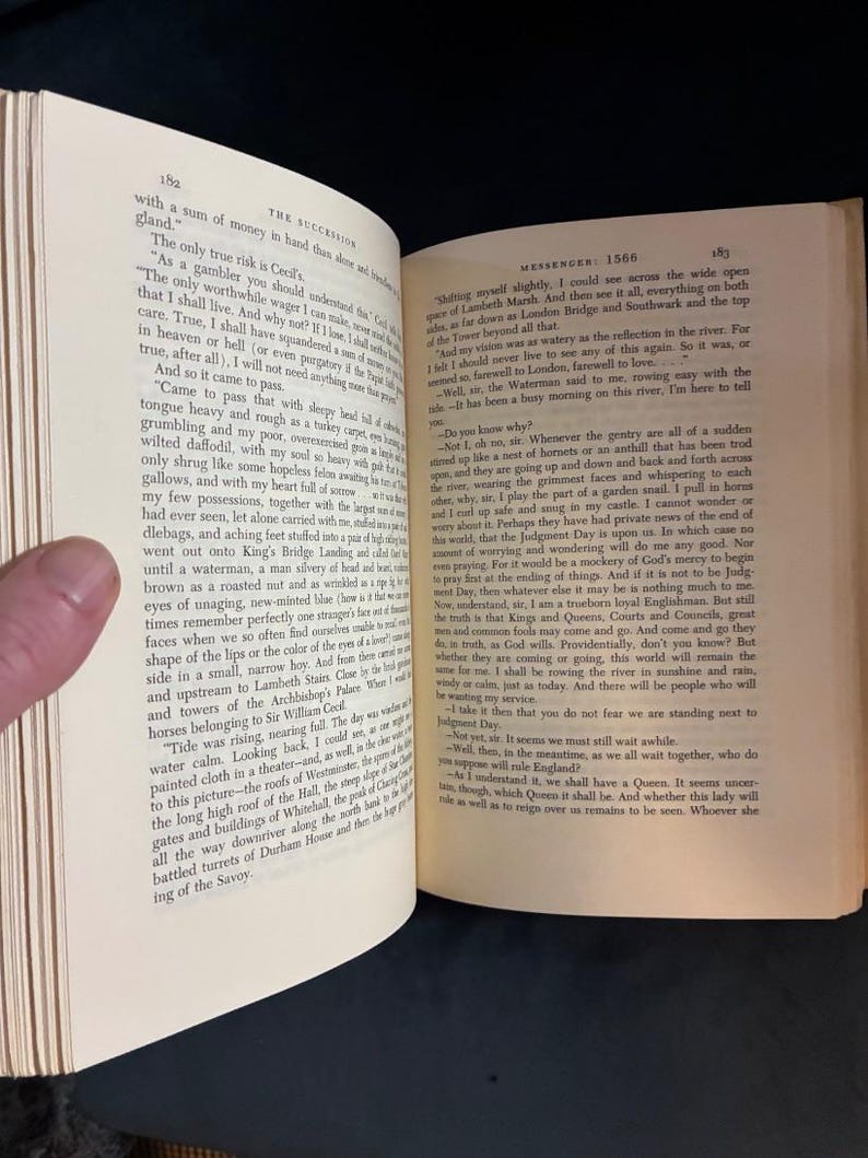 The Succession: A Novel of Elizabeth and James by George Garrett 1983 First Edition First Printing Near Fine/Very Good image 4