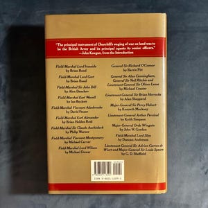 Churchill's Generals by John Keegan 1991 First Edition First Printing Fine/Near Fine Hardcover image 5