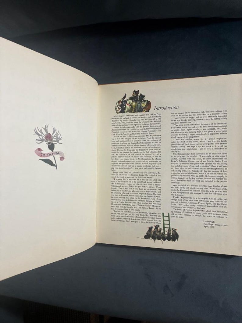 Rojankovsky's Wonderful Picture Book by Feodor Rojankovsky (illustrator); edited by Nina Rojankovsky 1972 First Edition First Printing image 8