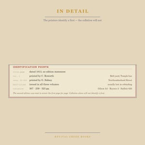 Pride and Prejudice - Jane Austen First Edition Census Print, Book Lover Gift (Digital Download) image 7
