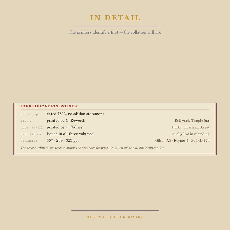 Pride and Prejudice - Jane Austen First Edition Census Print, Book Lover Gift (Digital Download) image 7