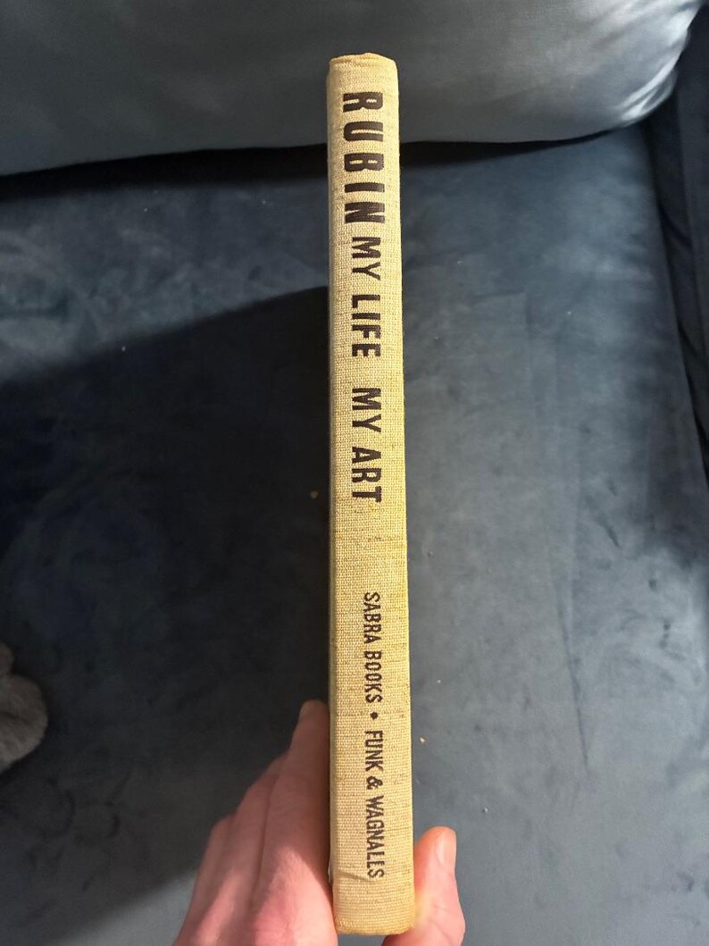 Rubin: My Life, My Art by Reuven Rubin 1974 First Edition Very Good Hardcover image 2