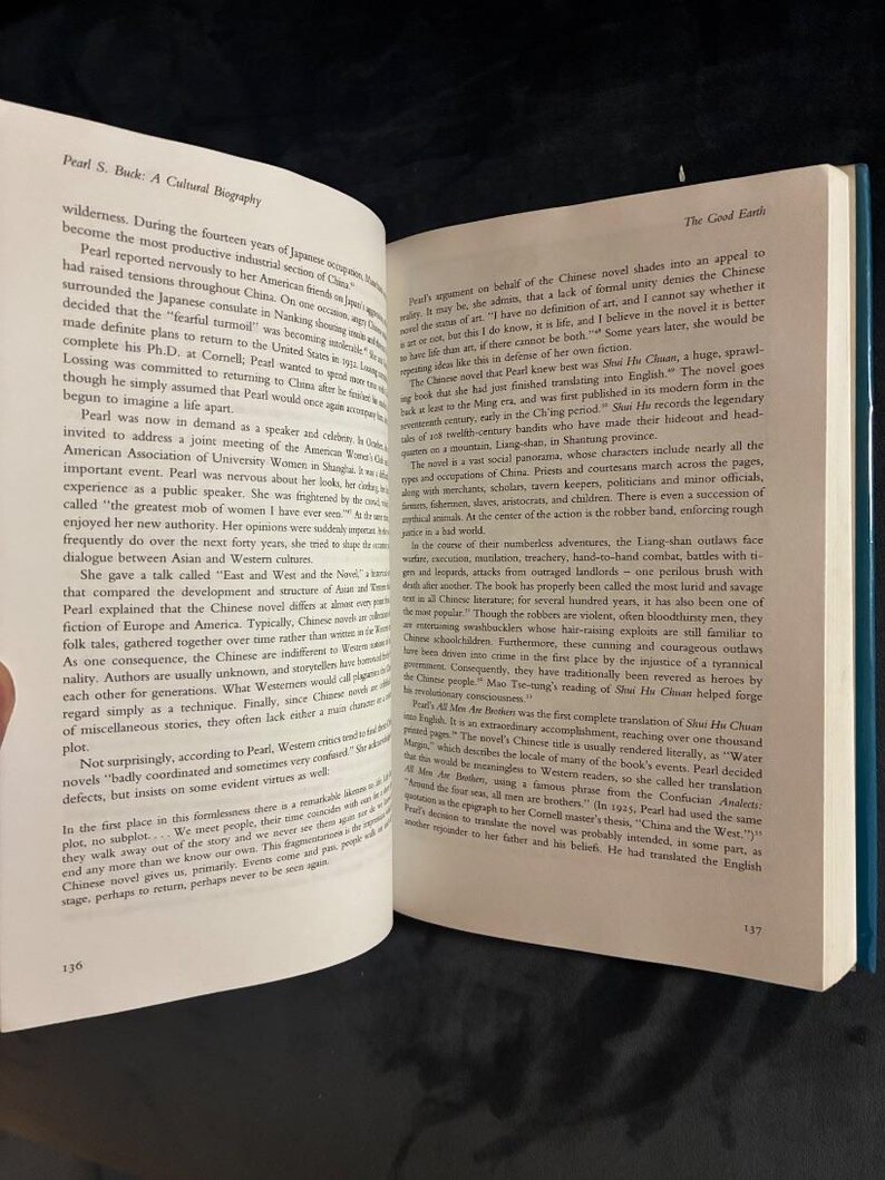 Pearl S. Buck: A Cultural Biography by Peter Conn 1996 First Edition First Printing Ex-library/Good Hardcover image 4