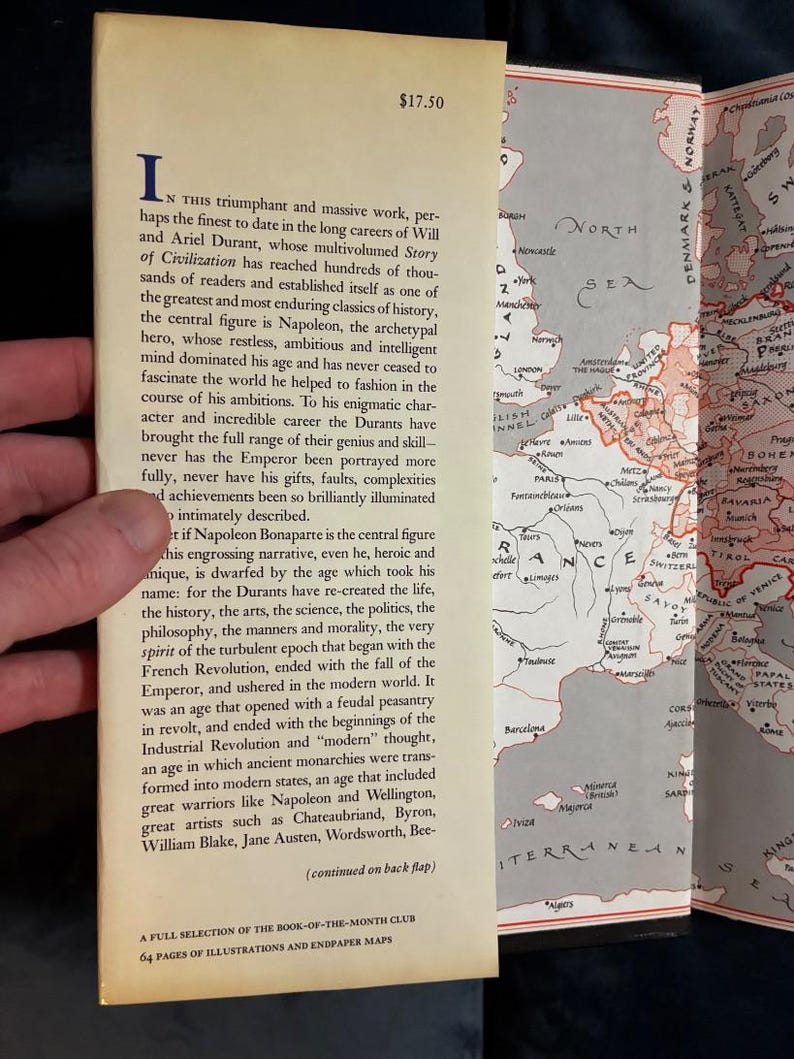 The Age of Napoleon by Will and Ariel Durant 1975 First Edition First Printing Fine/Very Good image 2