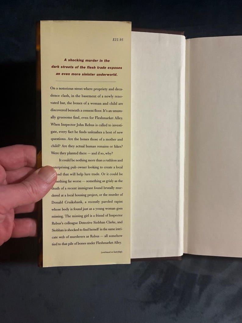 Fleshmarket Alley by Ian Rankin 2005 First Edition First Printing Fine/Near Fine image 2