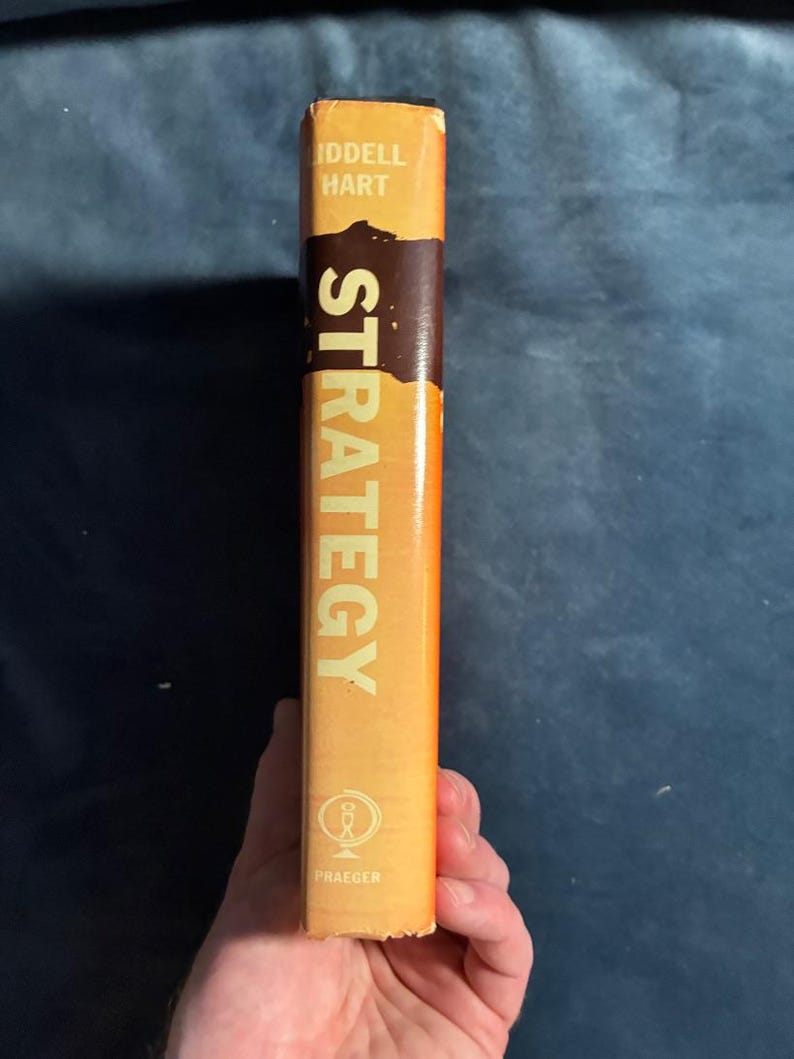 Strategy by B. H. Liddell Hart 1967 Frederick A. Praeger Edition Second Printing VG+/Very Good image 7