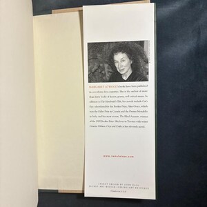 Oryx and Crake by Margaret Atwood 2003 First Edition First Printing Fine/Near Fine image 5