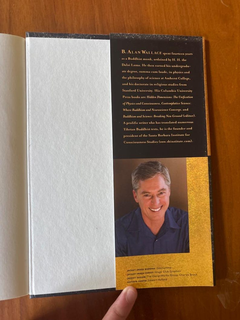 De geest in balans: meditatie, boeddhisme en christendom. Hardcover. B. Alan Wallace. Eerste editie. afbeelding 7