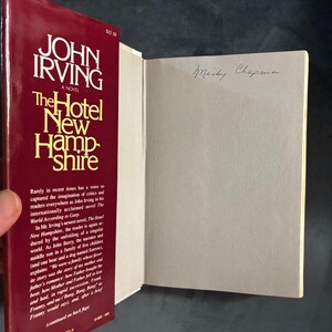 The Hotel New Hampshire by John Irving 1981 E.P. Dutton Edition Near Fine/VG+ image 2