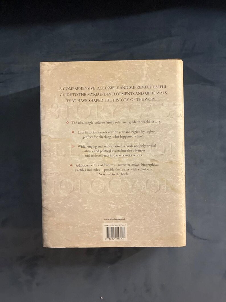 Cassell's Chronology of World History by Hywel Williams (First Edition) image 5