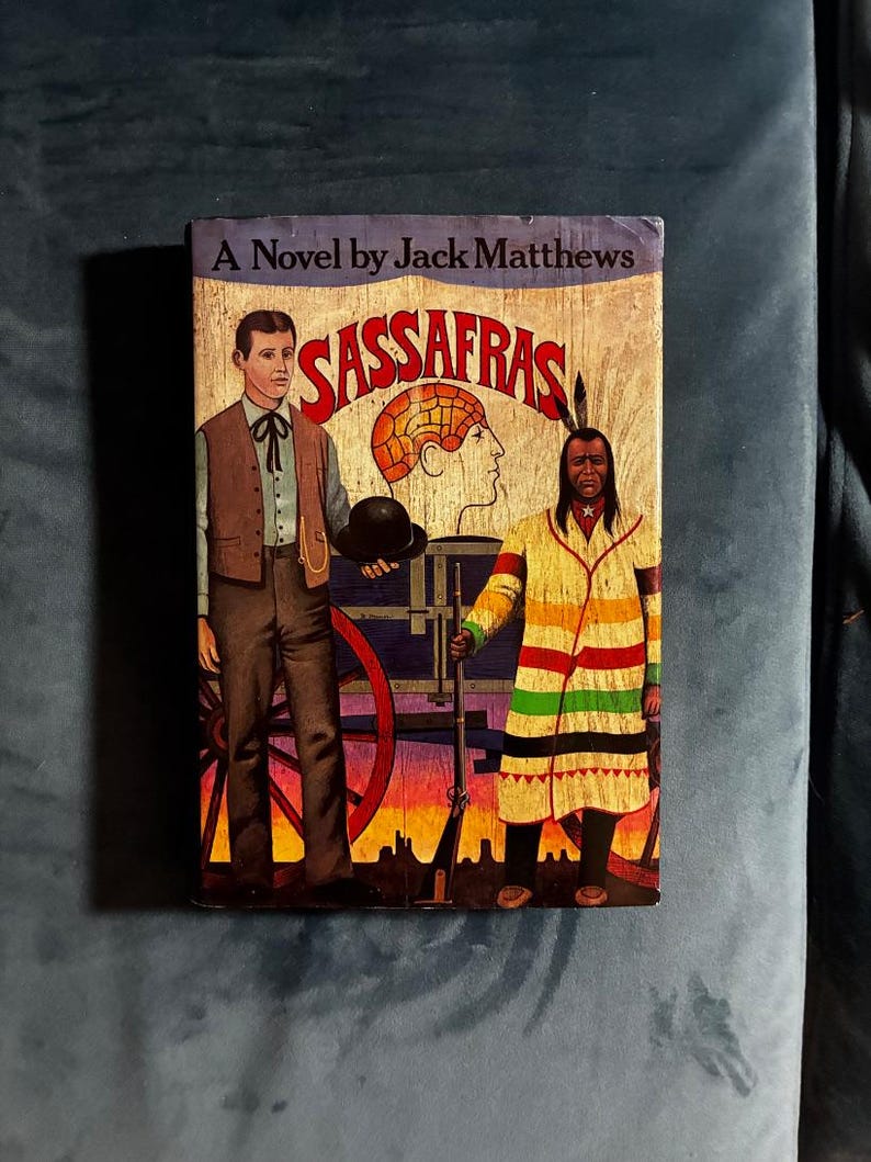 Sassafras van Jack Matthews, 1983, eerste editie, eerste druk, bijna perfecte staat. afbeelding 1