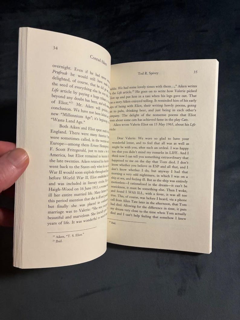 Conrad Aiken: Poet of Savannah and Man of Letters by Ted & Julia Spivey First Edition image 3