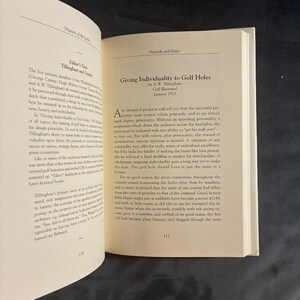 Masters of the Links: Essays on the Art of Golf and Course Design, Geoff Shackelford 1997 First Edition First Printing Hardcover image 5