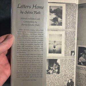 Letters Home av Sylvia Plath (redigerad av Aurelia Schober Plath) 1975 Första upplagan Första trycket Nästan bra/Mycket bra bild 2