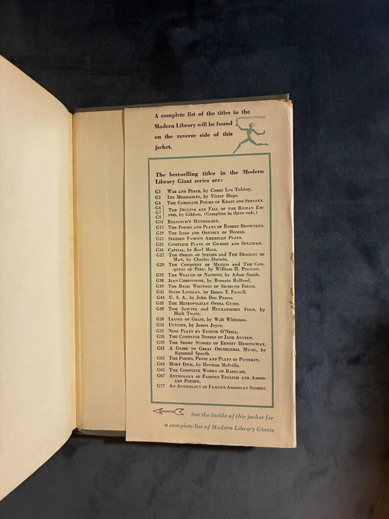 Moby Dick, or The Whale by Herman Melville First Modern Library Giant Edition 1944 image 3