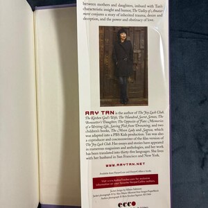 Signed Amy Tan The Valley of Amazement Hardcover First Edition (Fine/Fine) image 8